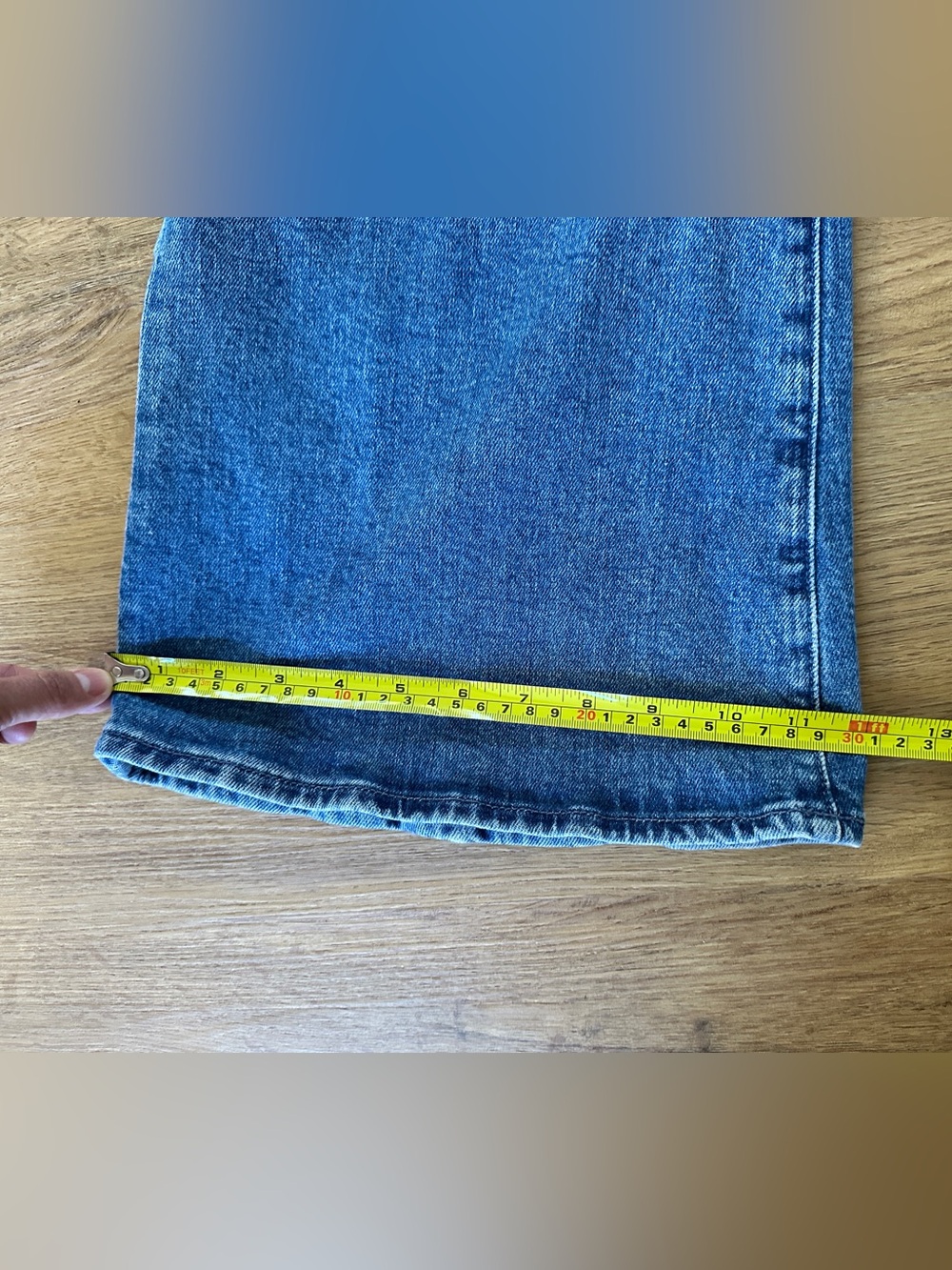 MOTHER 💙 Hustler Roller High-Rise Wide Leg Jeans size 30 - Picture 10 of 11
